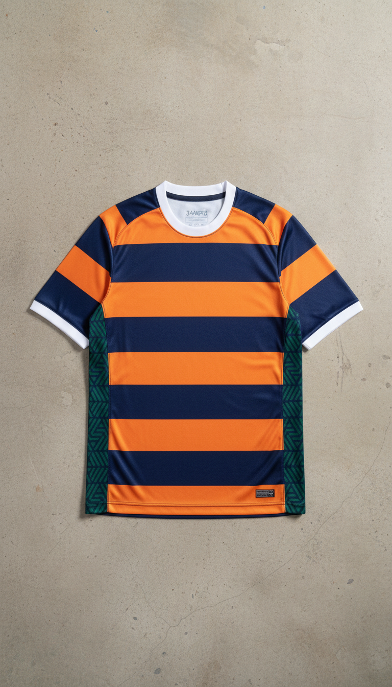 Banner orange limited edition soccer jersey