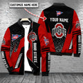 Ohio State Buckeyes Personalized Bomber Jacket BG108