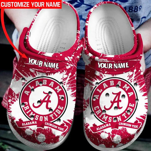 Alabama Crimson Tide Personalized Crocs ALB20102