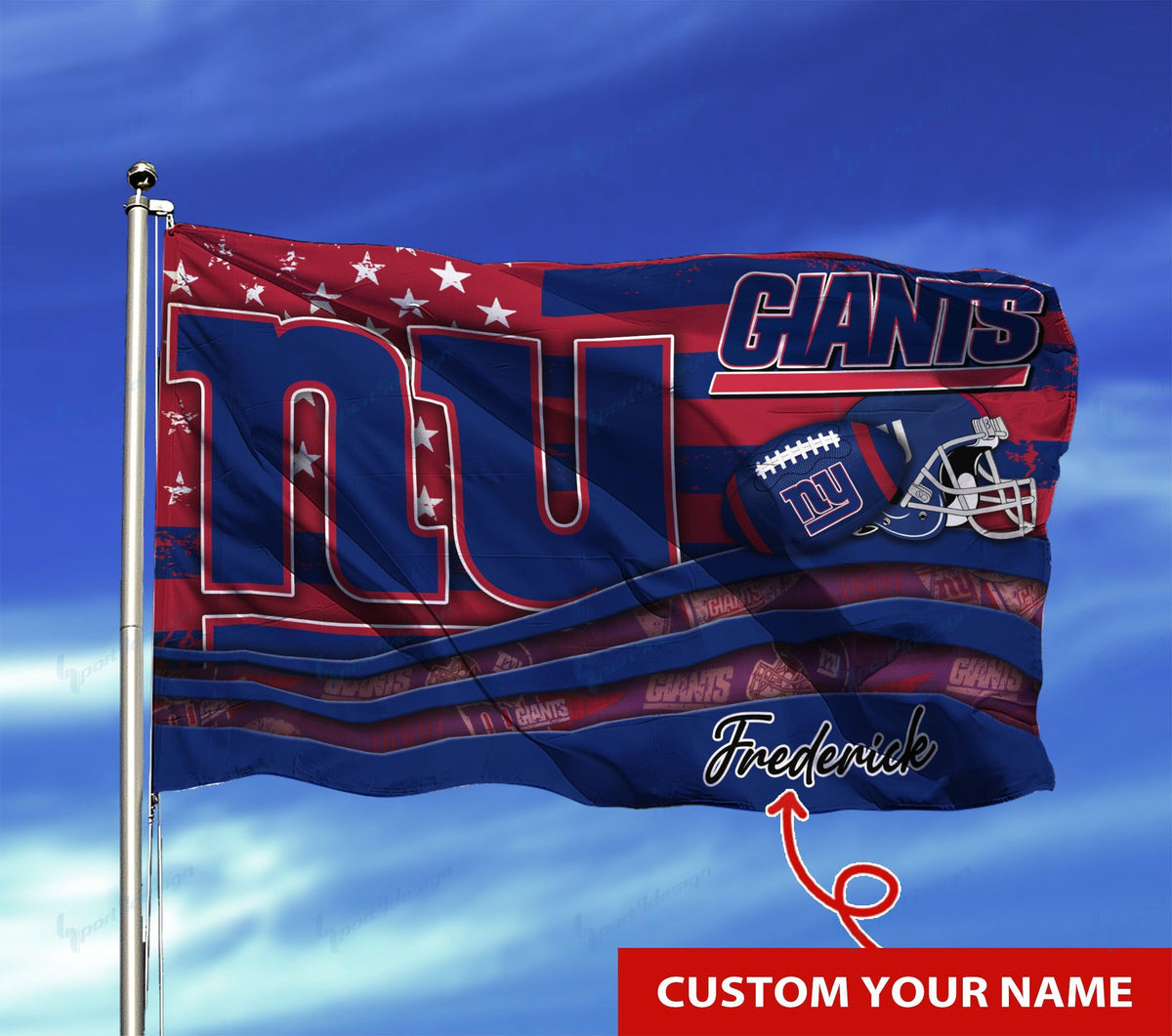 New York Giants Personalized Flag 22