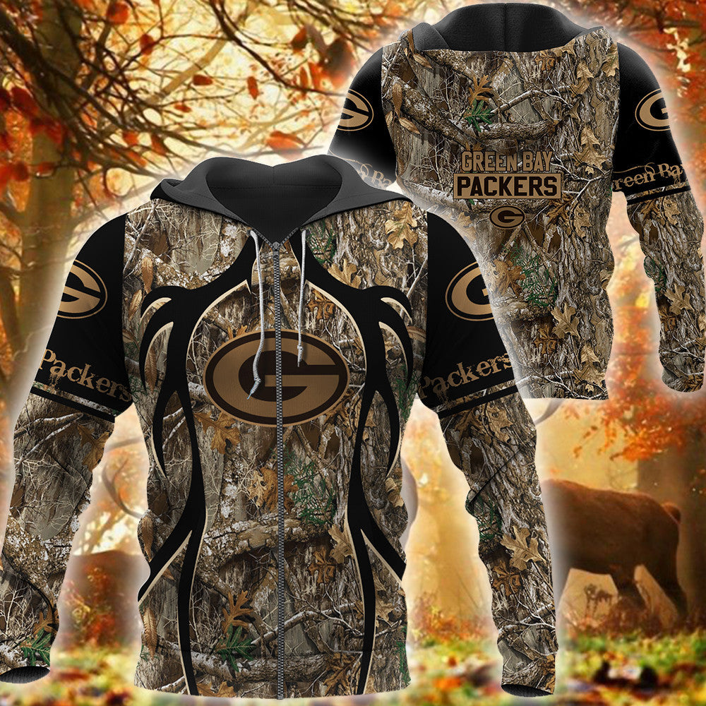Green Bay Packers Limited Edition All Over Print Hoodie Sweatshirt Zip Hoodie T shirt Unisex 892
