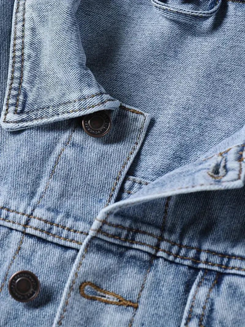 Kansas City Chiefs Personalized Premium Denim Jacket S9DJ071