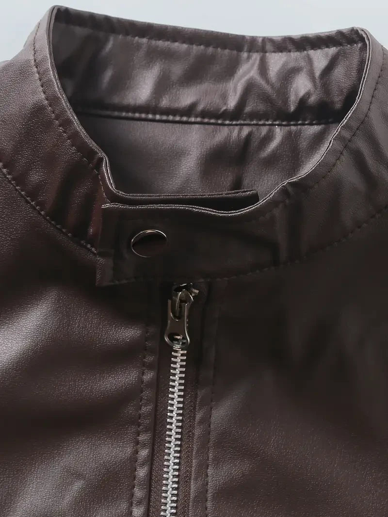 Ultra-Premium Leather Jacket Dual Zip Chest— Indianapolis Colts SPTSLJ023