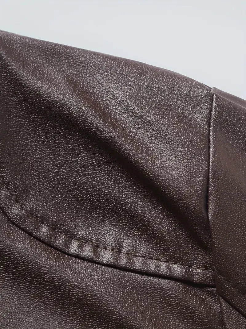 Ultra-Premium Leather Jacket Dual Zip Chest— Cleveland Browns SPTSLJ013