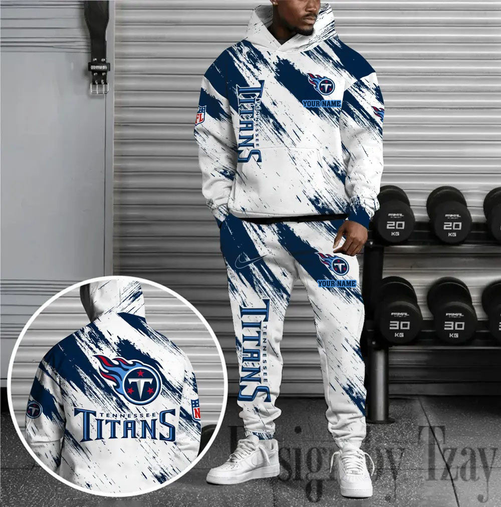 Tennessee Titans Combo Hoodie And Sweatpants Gift For Fan AZHD1384