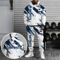 New England Patriots Combo Hoodie And Sweatpants Gift For Fan AZHD1375