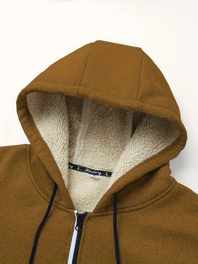 Los Angeles Rams DMTZ0372 Premium Thick Zip-Up Hoodie