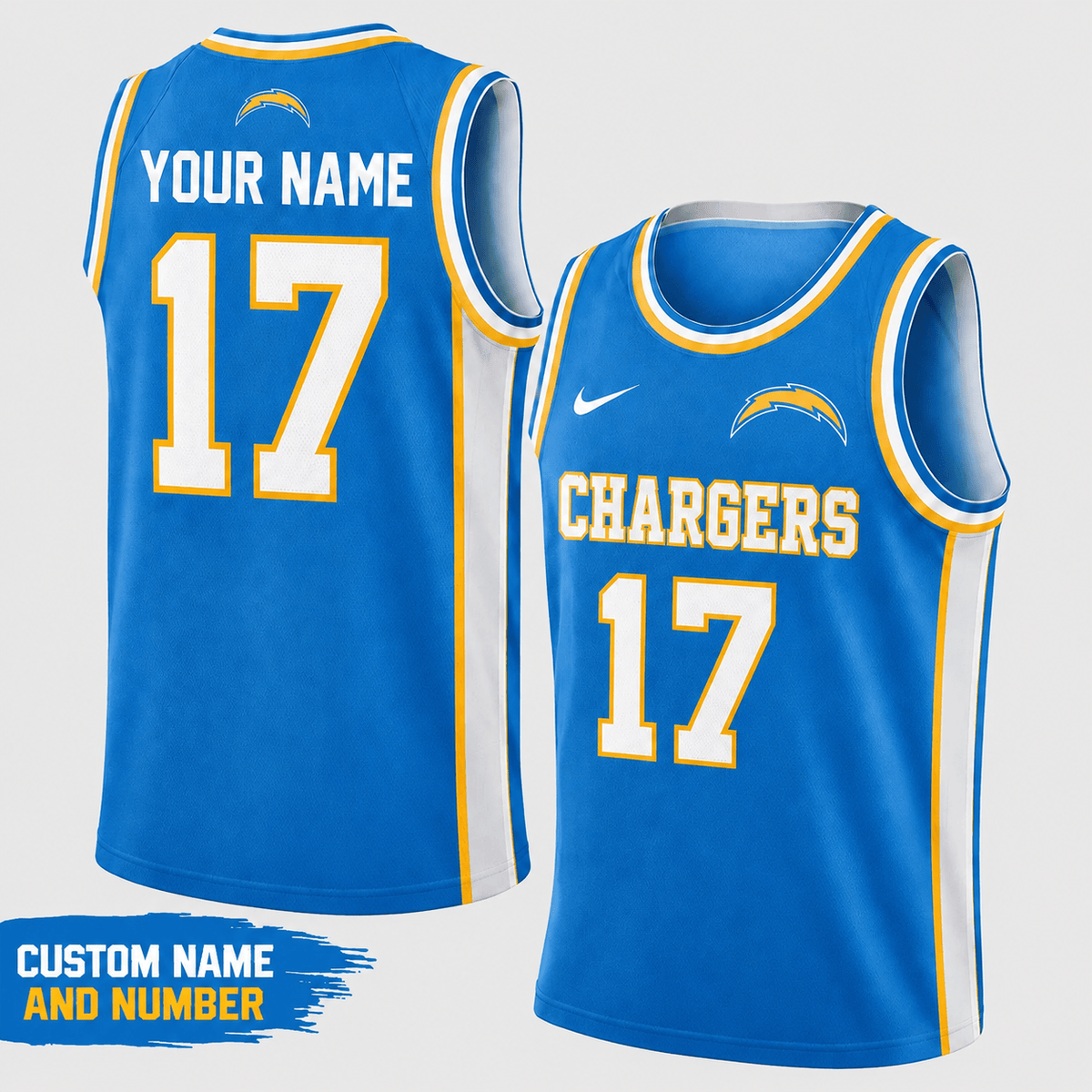 Los Angeles Chargers | Premium NFL Fan Pride Tank Top Shirt VA3909