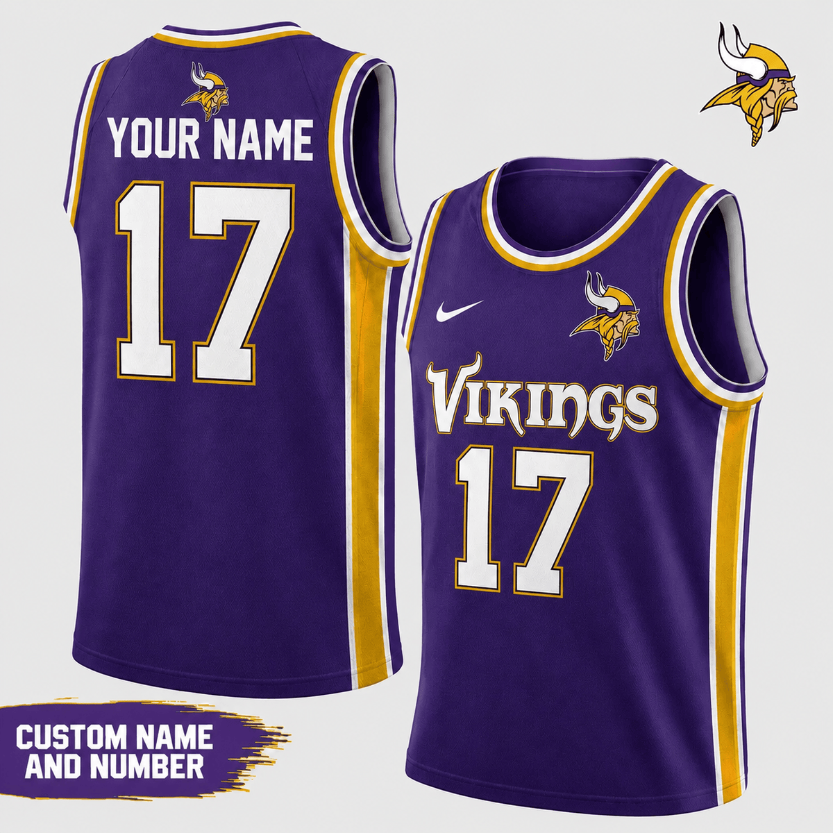 Minnesota Vikings | Premium NFL Fan Pride Tank Top Shirt VA3911