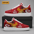 Kansas City Chiefs | Premium NFL Fear The Team Halloween AF1 Sneakers - VA323518