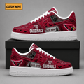 Arizona Cardinals | Premium NFL Fear The Team Halloween AF1 Sneakers - VA323534