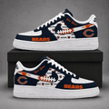 Chicago Bears | Premium NFL Fear The Team AF1 Sneakers Personalized - VA37431