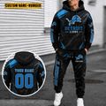 Detroit Lions Personalized Combo Hoodie And Sweatpants Gift For Fan VA1069