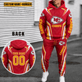 Kansas City Chiefs Personalized Combo Hoodie And Sweatpants Gift For Fan VA1089