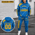 Los Angeles Chargers Personalized Combo Hoodie And Sweatpants Gift For Fan VAN3126