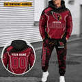Arizona Cardinals Personalized Combo Hoodie And Sweatpants Gift For Fan VAN3134