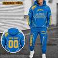 Los Angeles Chargers Personalized Combo Hoodie And Sweatpants Gift For Fan VAN5015