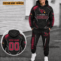 Arizona Cardinals Personalized Combo Hoodie And Sweatpants Gift For Fan VAN5024