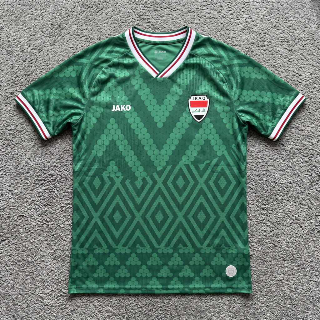 Iraq National Team FIFA Jako Men's Green 2026 Away Authentic Jersey