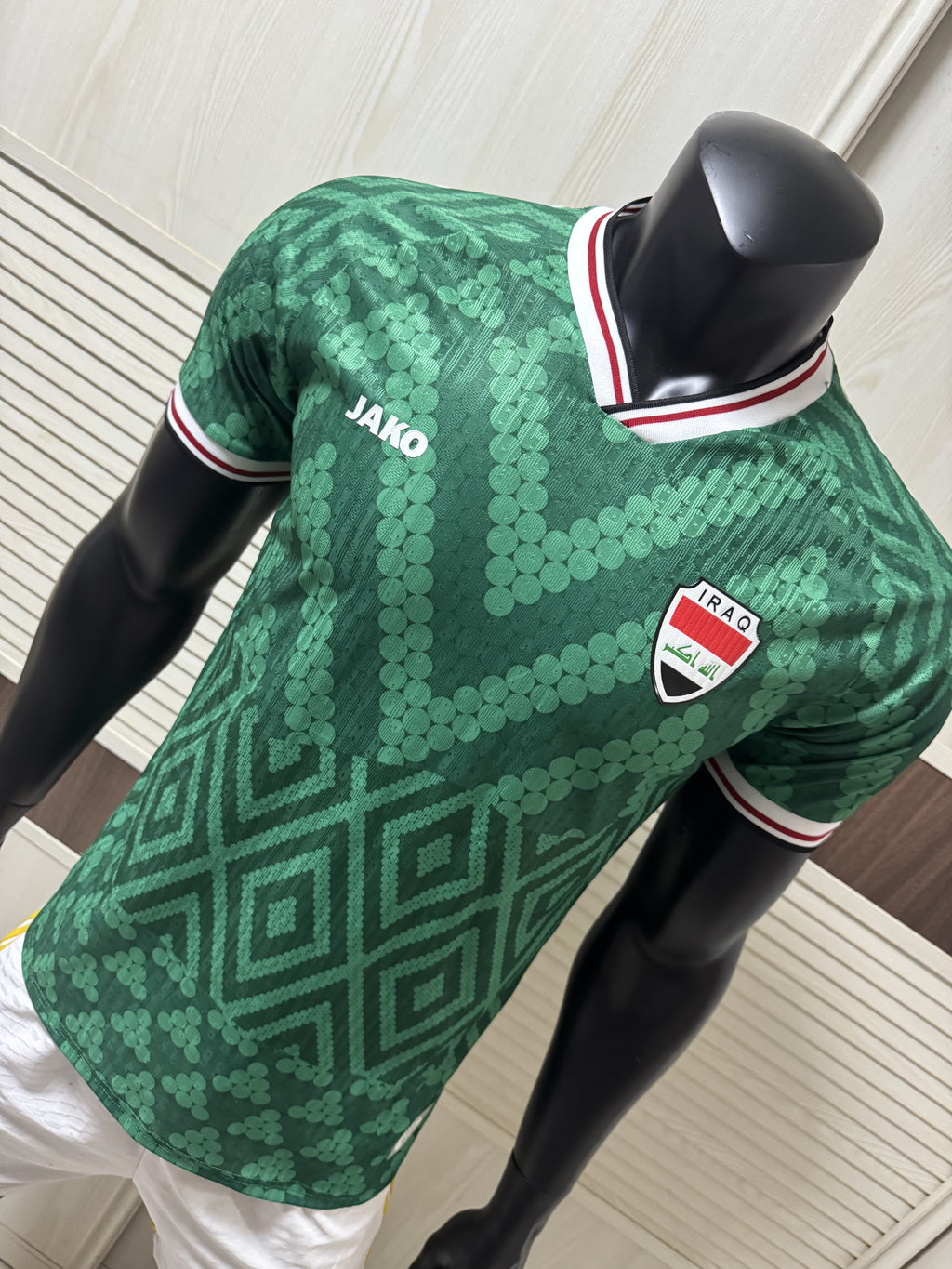 Iraq National Team FIFA Jako Men's Green 2026 Away Authentic Jersey
