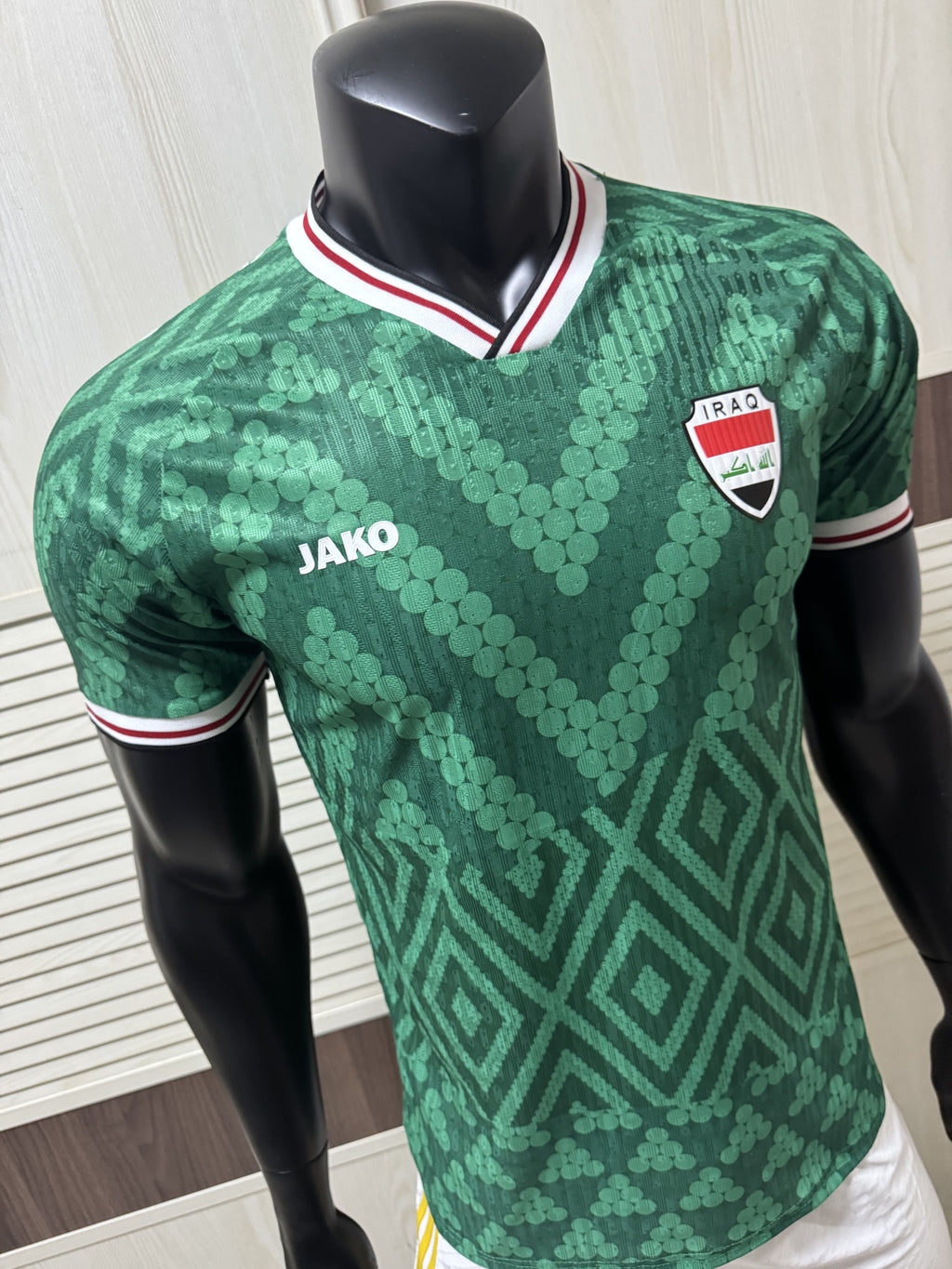 Iraq National Team FIFA Jako Men's Green 2026 Away Authentic Jersey
