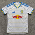 Leeds United 2627 WhiteBlueYellow Trim Player version home Jersey