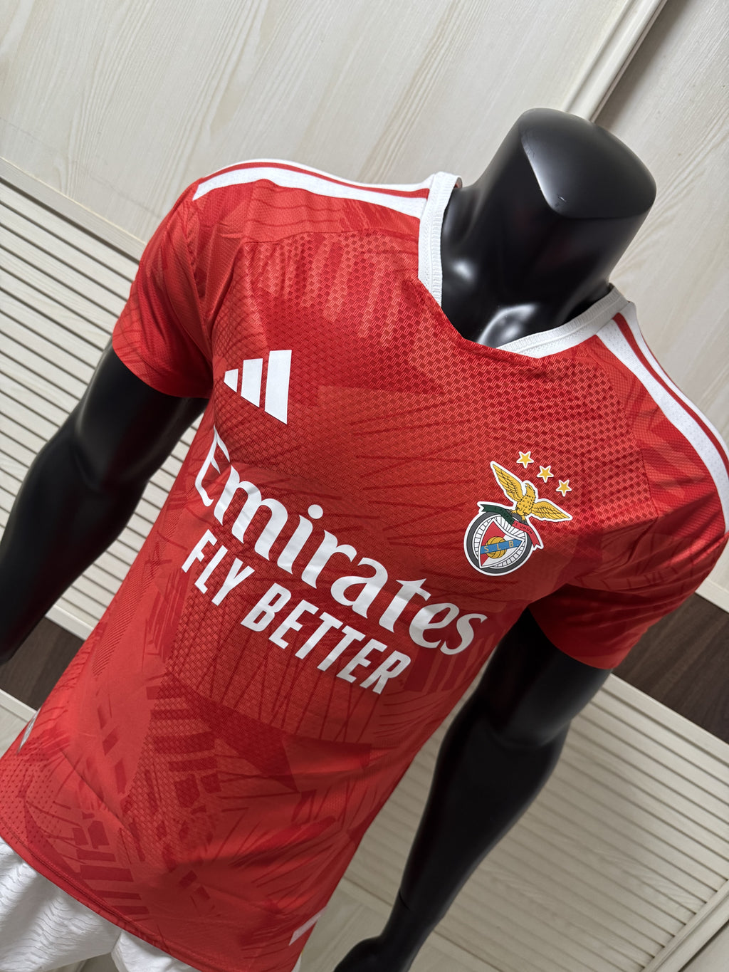 Red adidas Benfica 202627 Home Shirt