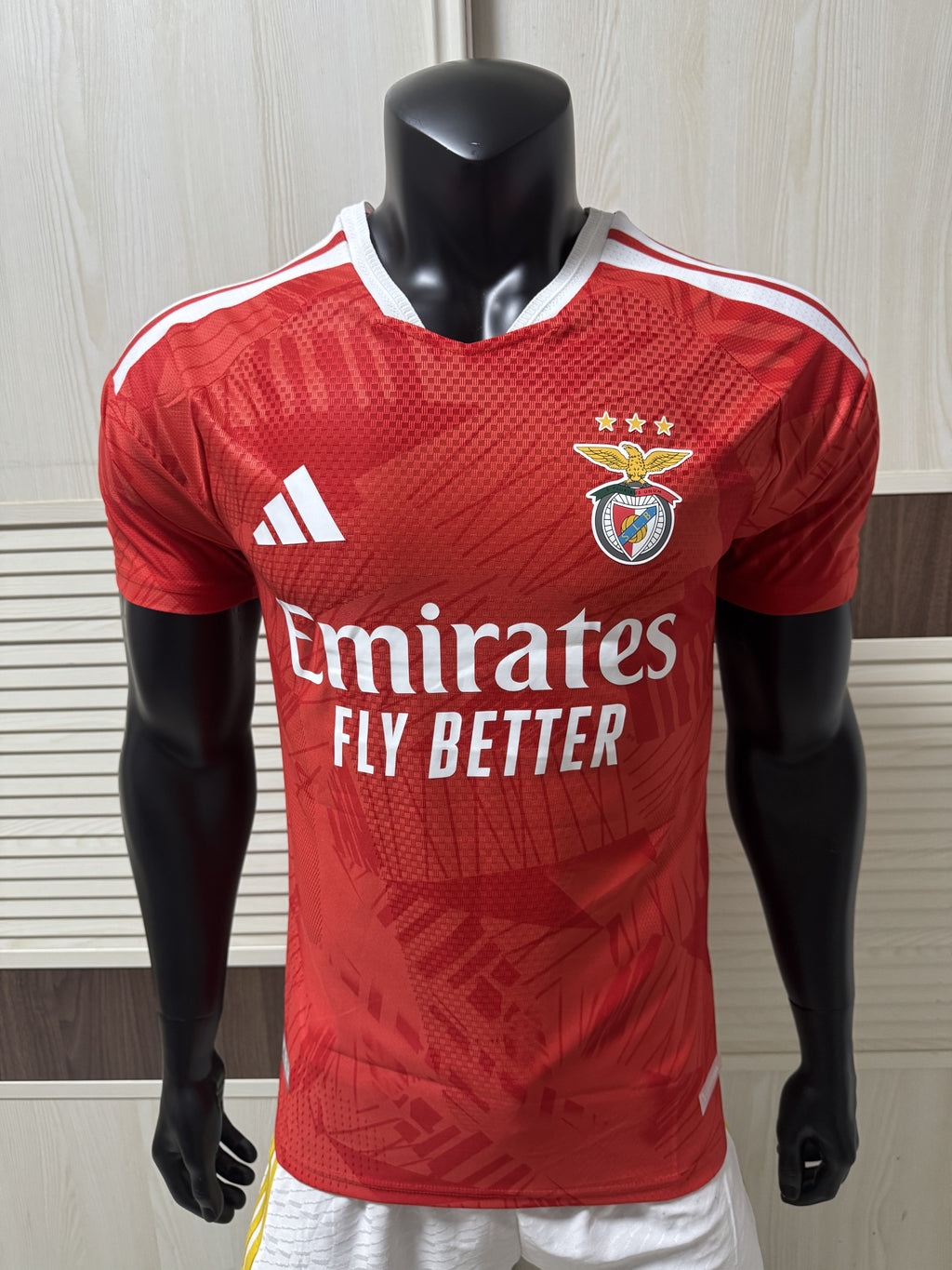Red adidas Benfica 202627 Home Shirt