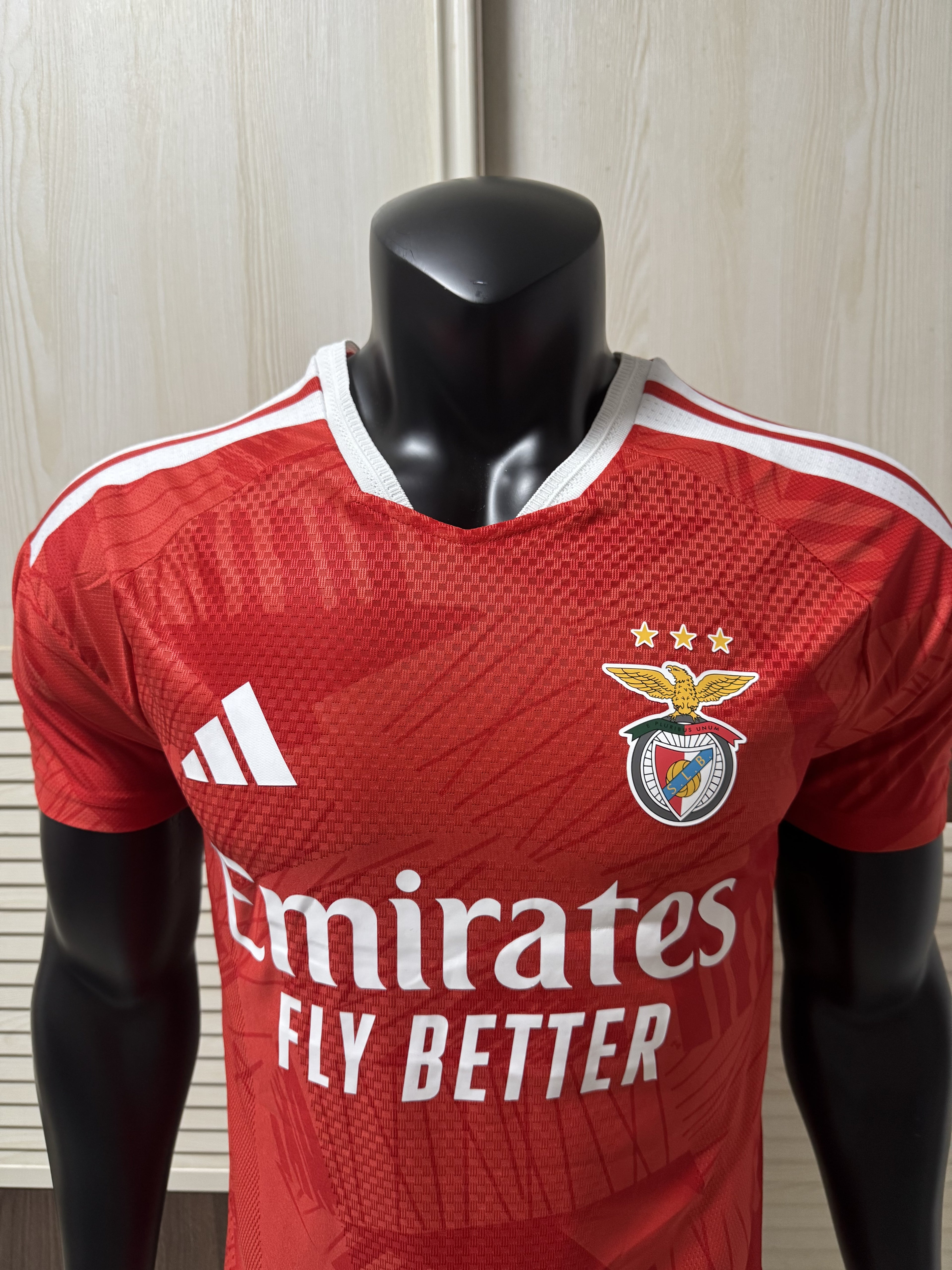Red adidas Benfica 202627 Home Shirt