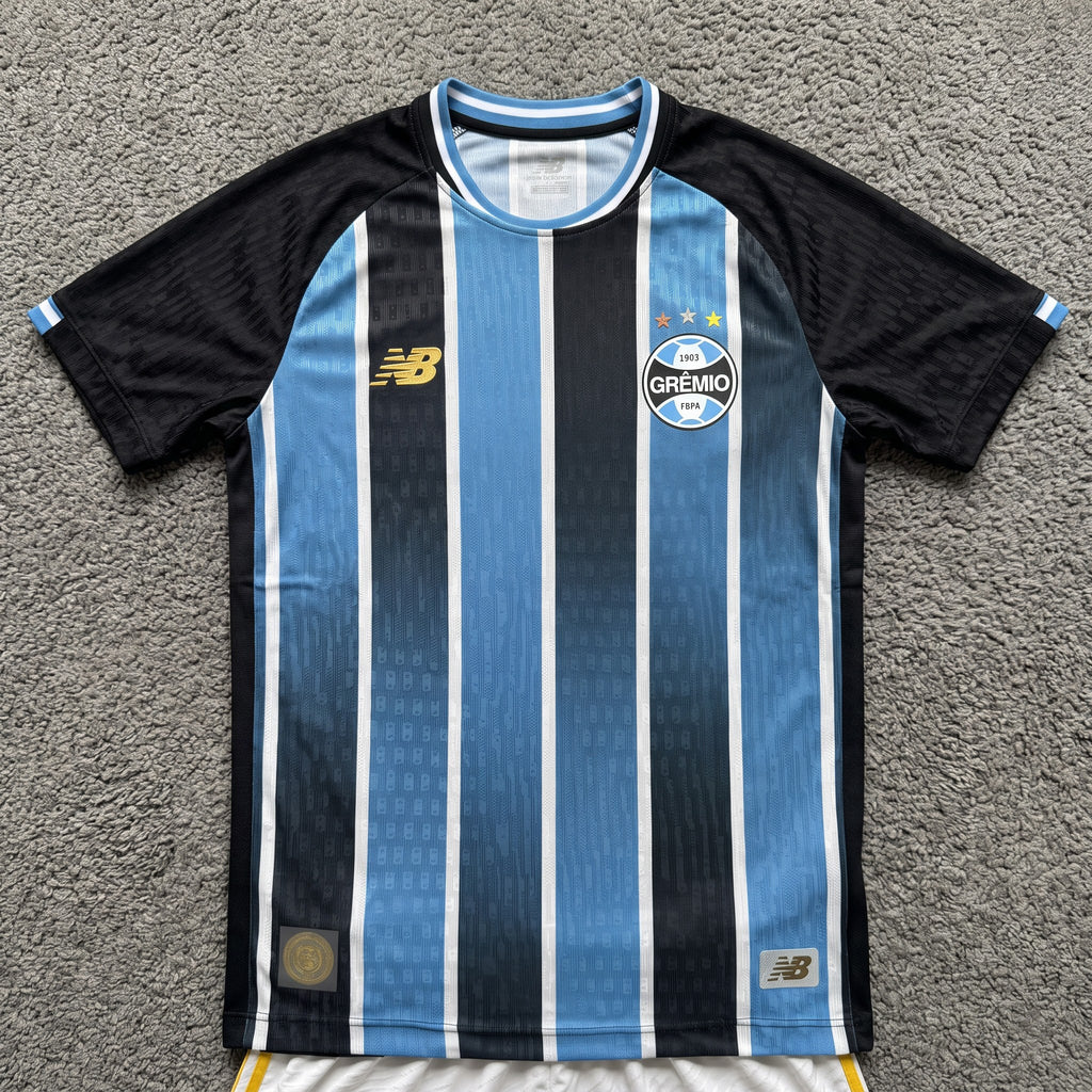 Camisa Home Torcedor Grêmio 2026 Juvenil New Balance