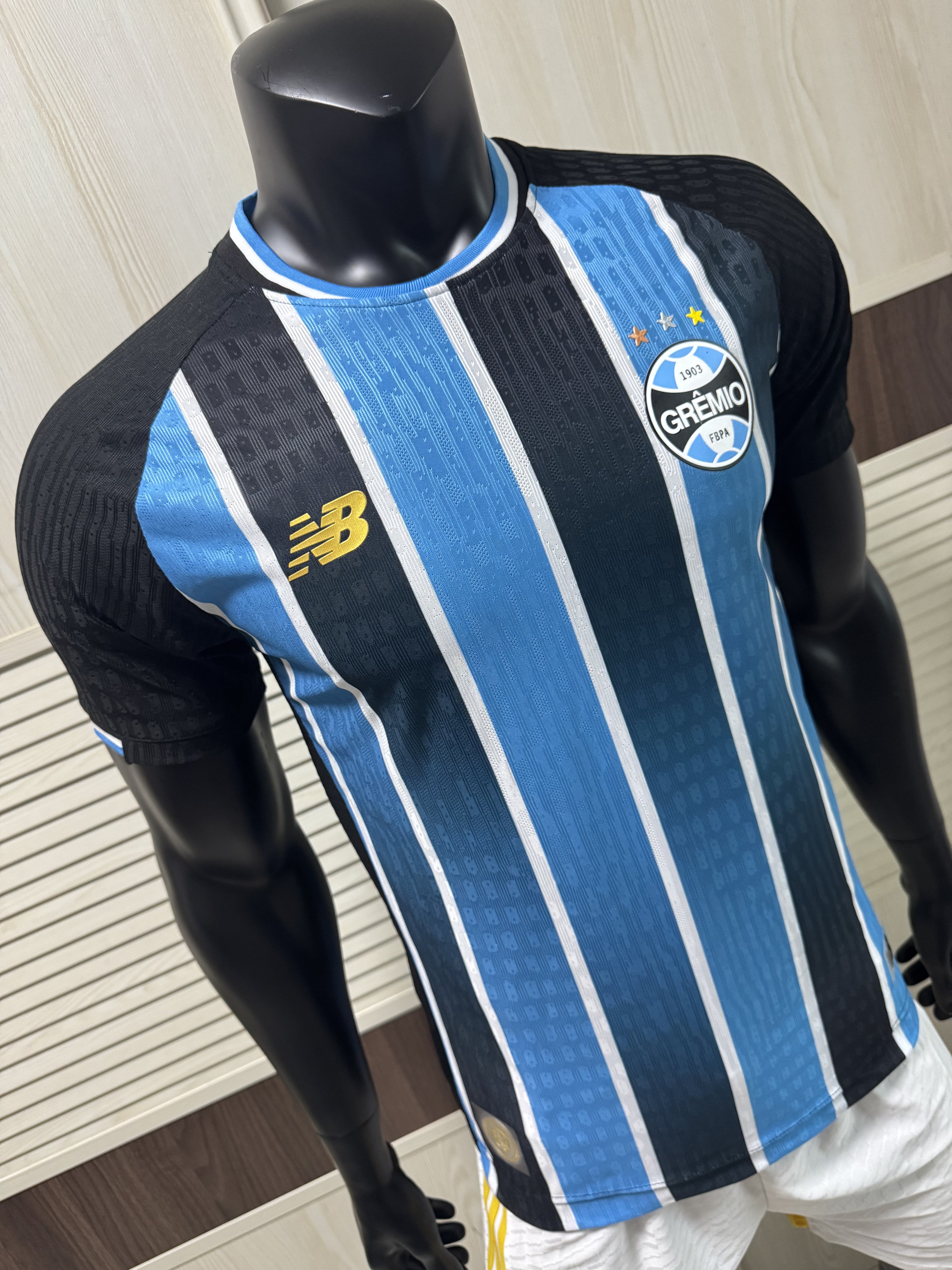 Camisa Home Torcedor Grêmio 2026 Juvenil New Balance