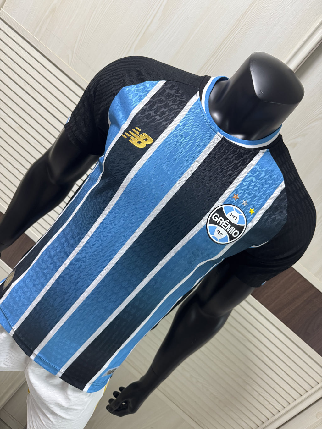 Camisa Home Torcedor Grêmio 2026 Juvenil New Balance