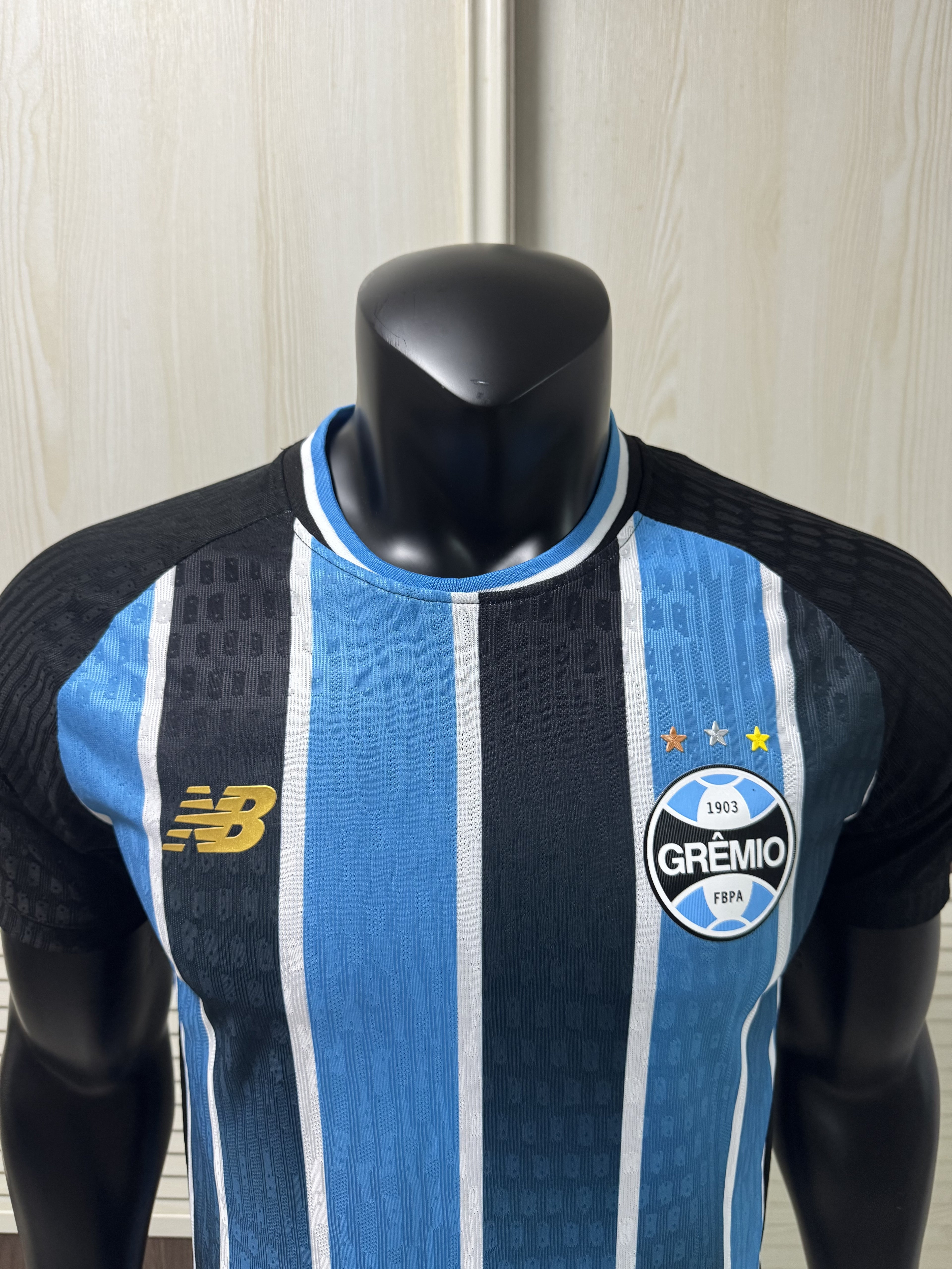 Camisa Home Torcedor Grêmio 2026 Juvenil New Balance