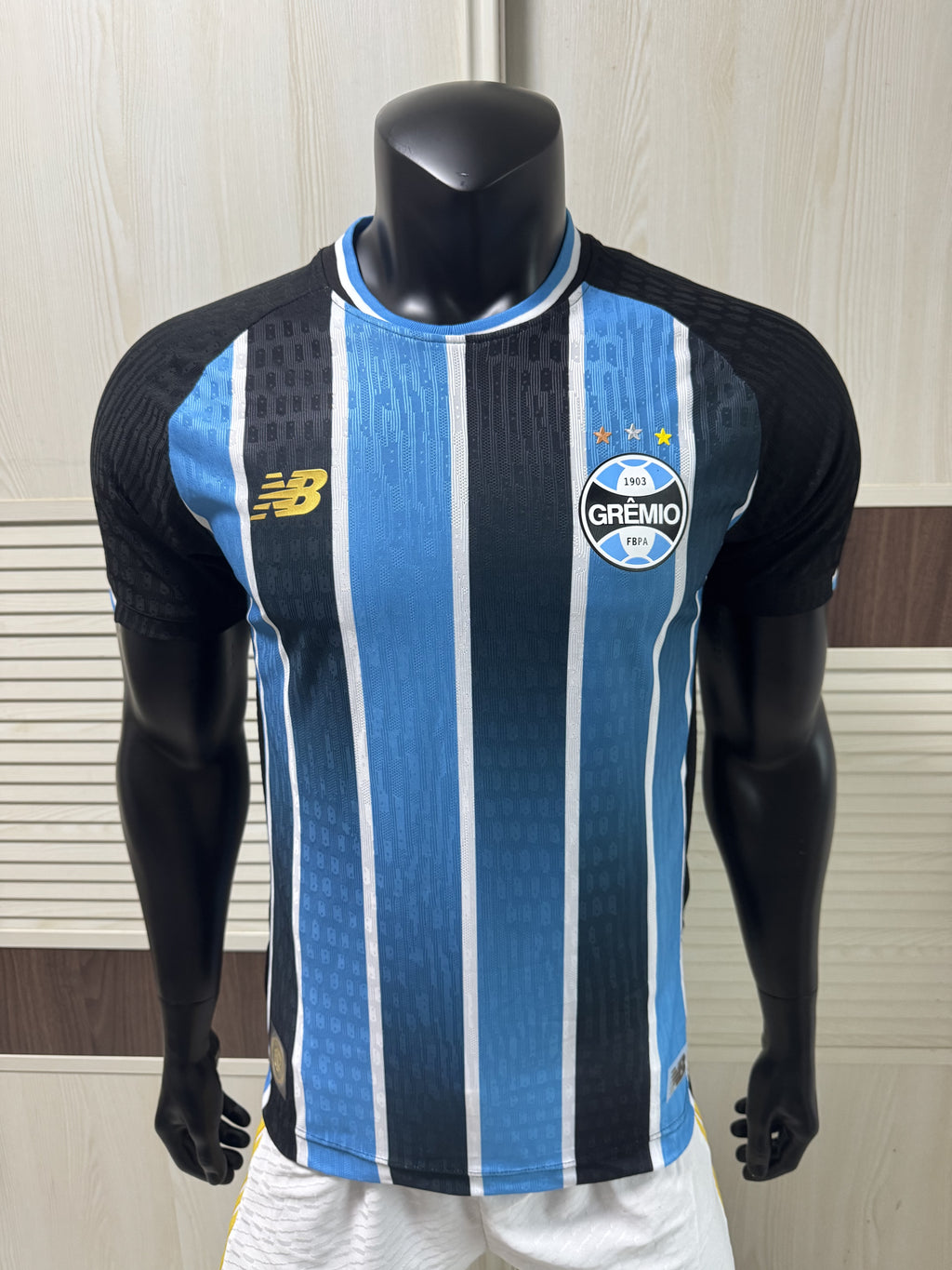 Camisa Home Torcedor Grêmio 2026 Juvenil New Balance
