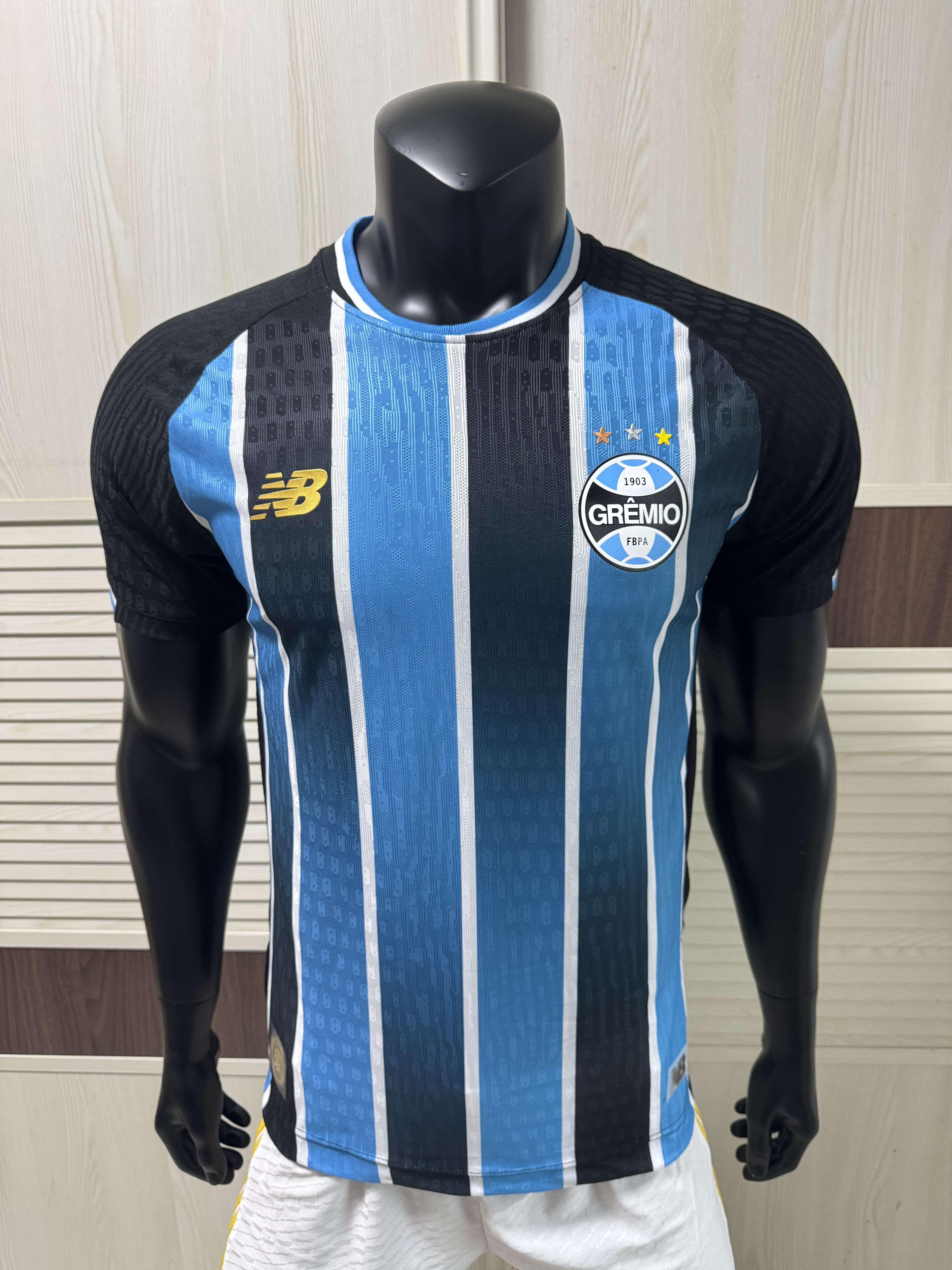 Camisa Home Torcedor Grêmio 2026 Juvenil New Balance