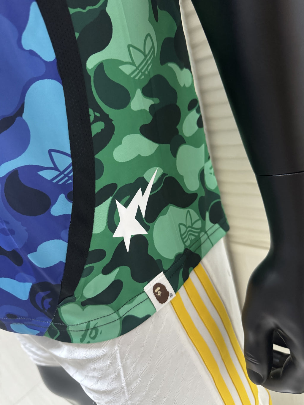 Adidas x BAPE Team Geist Jersey 'BlueRed'