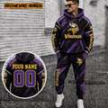 Minnesota Vikings Personalized Combo Hoodie And Sweatpants Gift For Fan VAN8241