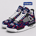 New York Giants Personalized AJ4 Sneaker VAN12116