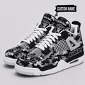 Raiders Personalized AJ4 Sneaker VAN12131