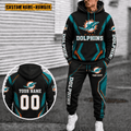 Miami Dolphins Personalized Combo Hoodie And Sweatpants Gift For Fan VAN44107