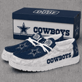 Dallas Cowboys | Premium NFL Football Field Fan Loafer Shoes - VA22529
