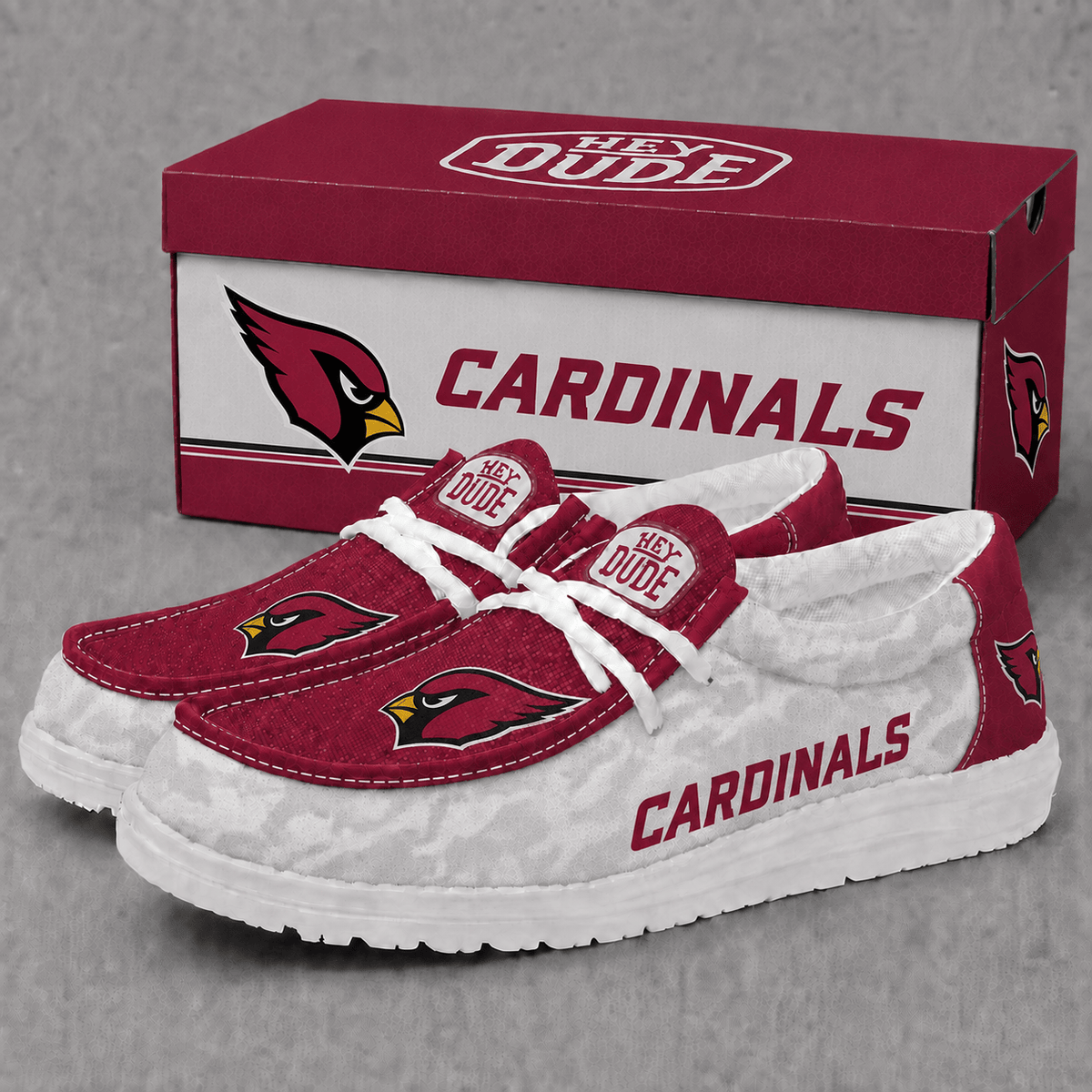 Arizona Cardinals | Premium NFL Football Field Fan Loafer Shoes - VA22535