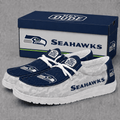 Seattle Seahawks | Premium NFL Football Field Fan Loafer Shoes - VA22539