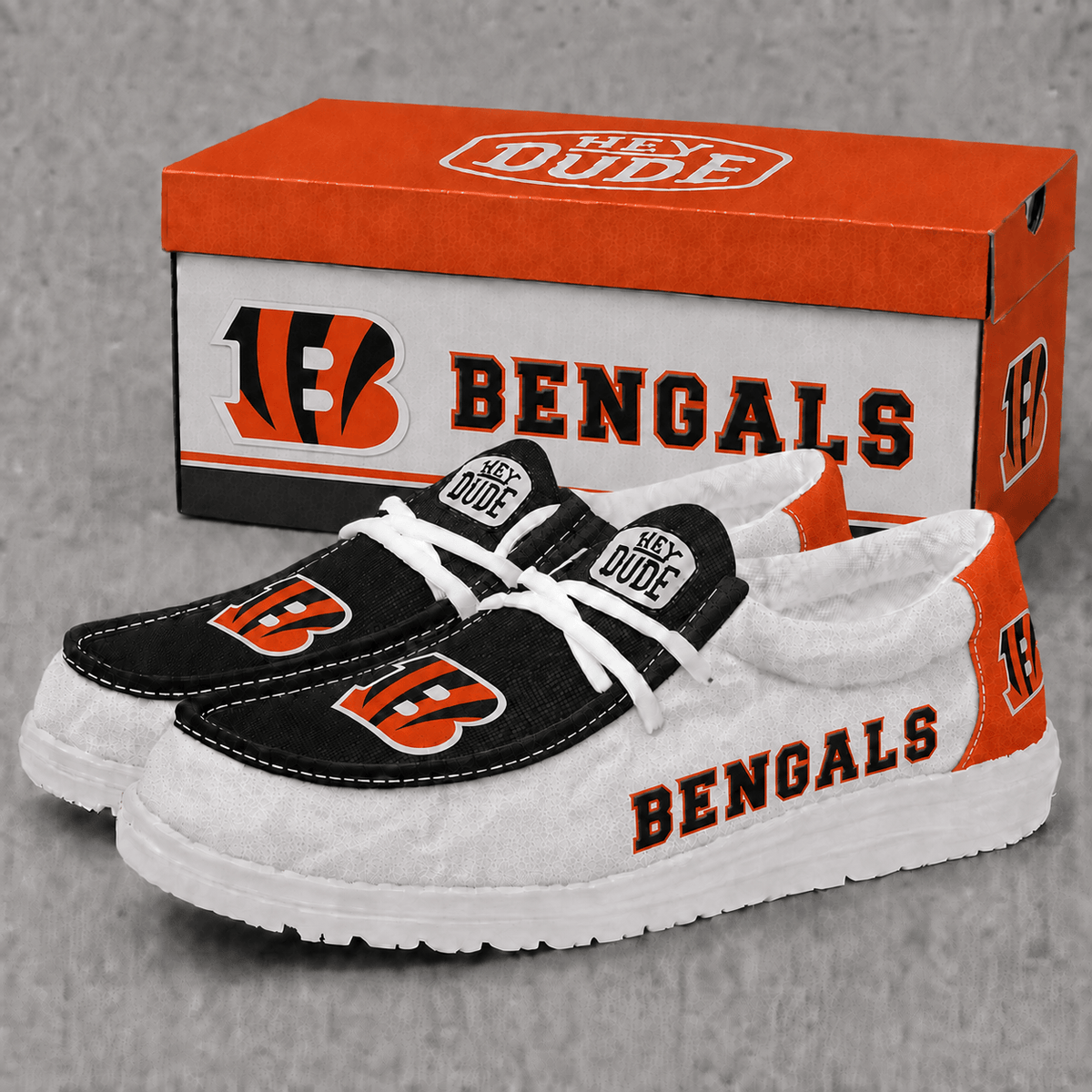 Cincinnati Bengals | Premium NFL Football Field Fan Loafer Shoes - VA22521