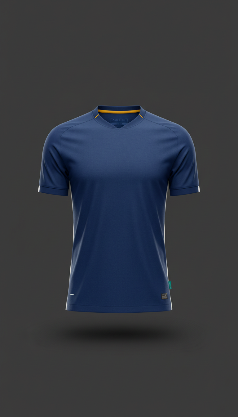 Stadium blue premium soccer jersey