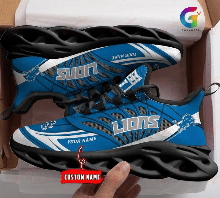 Detroit Lions Yezy Running Sneakers 675