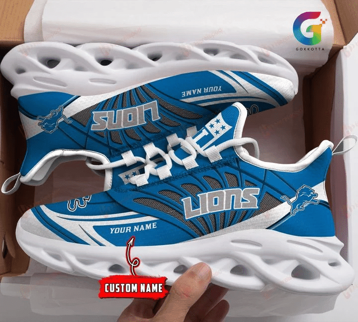 Detroit Lions Yezy Running Sneakers 675