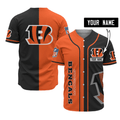 Cincinnati Bengals Personalized Baseball Jersey 514