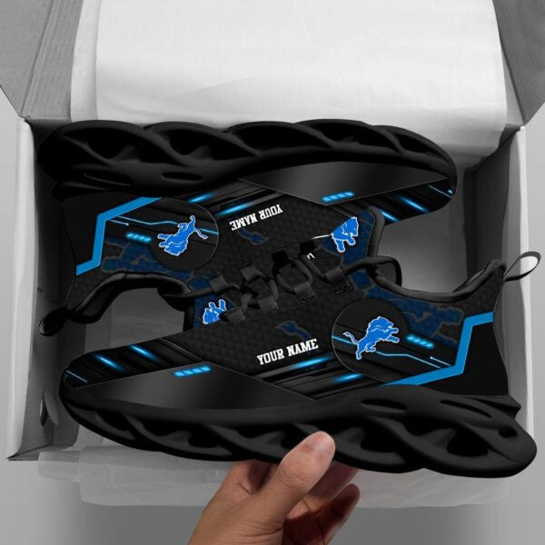 Detroit Lions Personalized Yezy Running Sneakers GTS007994