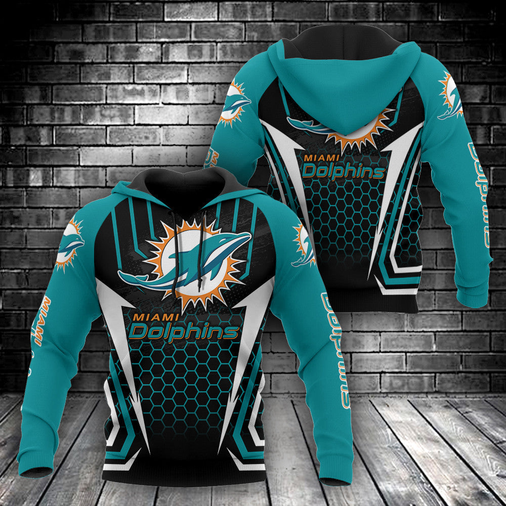 NFL Miami Dolphins Hoodie 3D Nicegift 3HOM2K8